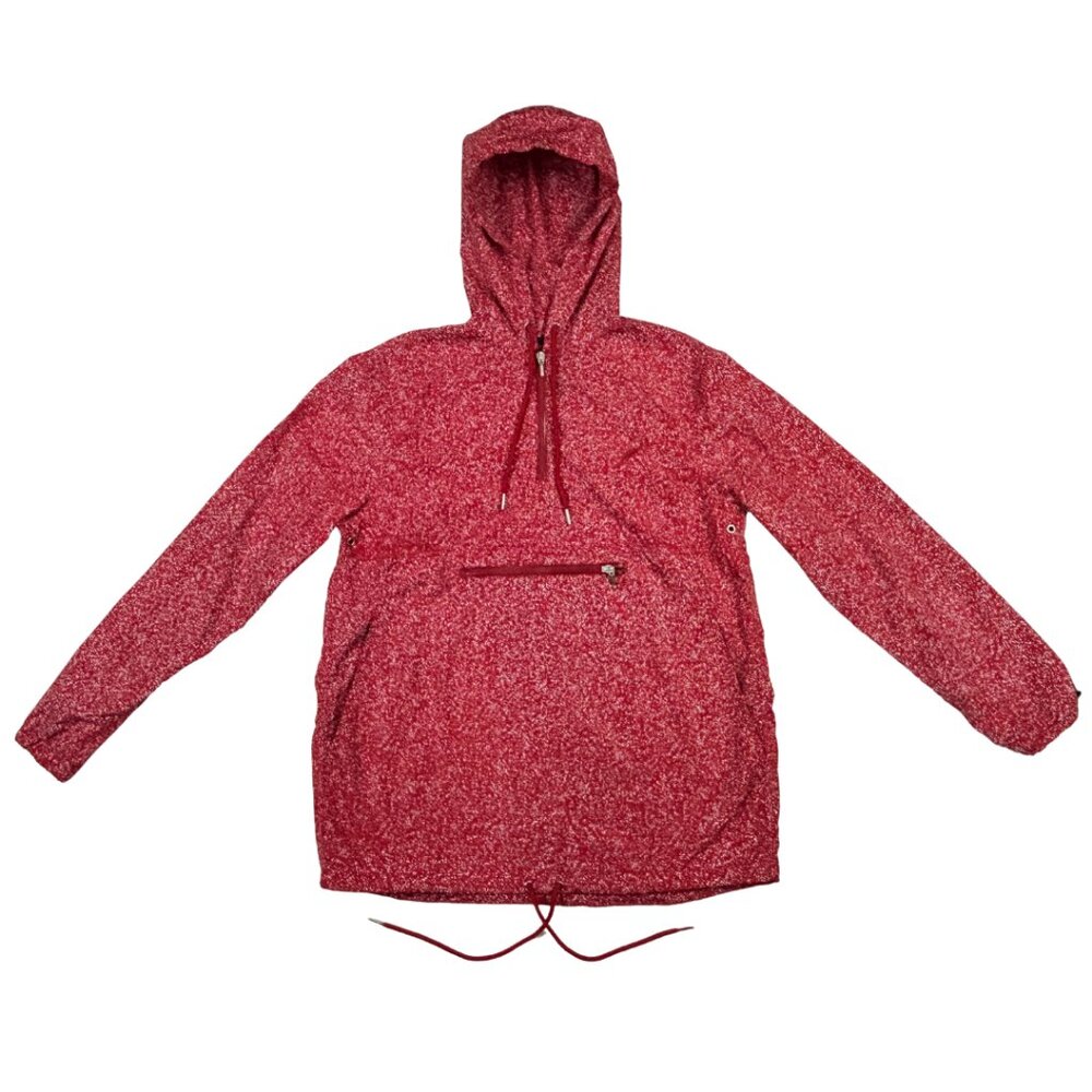 Publish Men's Red Speckled Nylon Anorak Jacket Size L